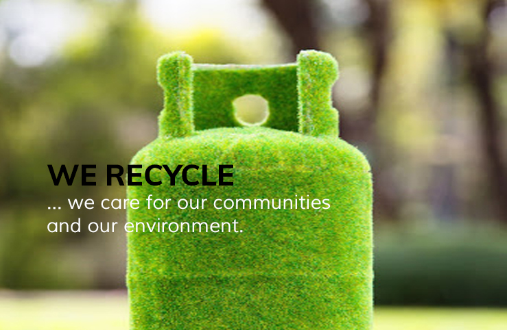 We recycle.