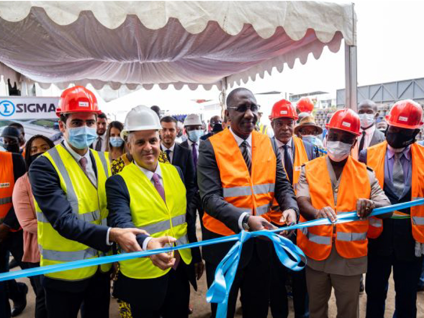 Sigma Cylinders new plant official opening event in Abidjan, Ivory Coast IN